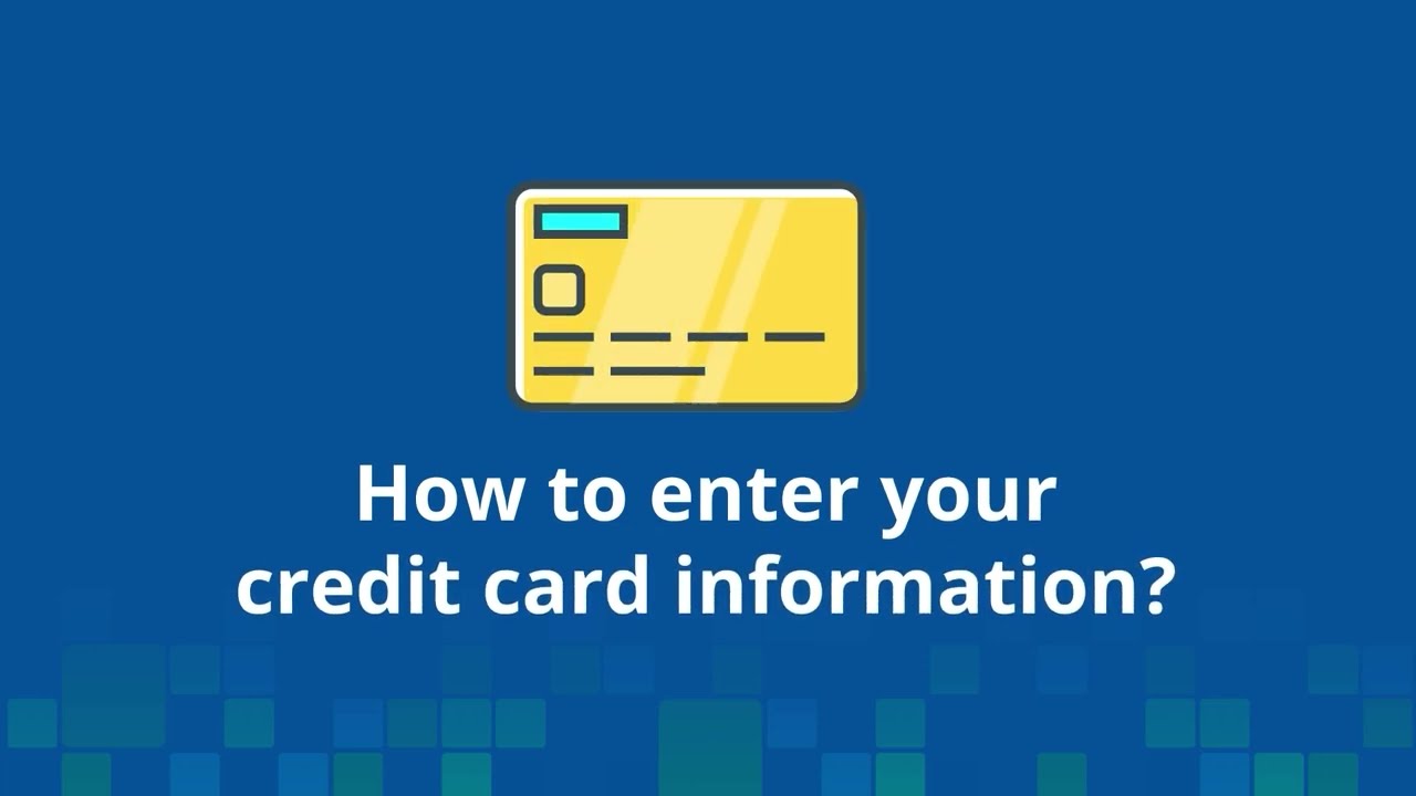 How to enter your credit card information? - Adobe Rent a Car