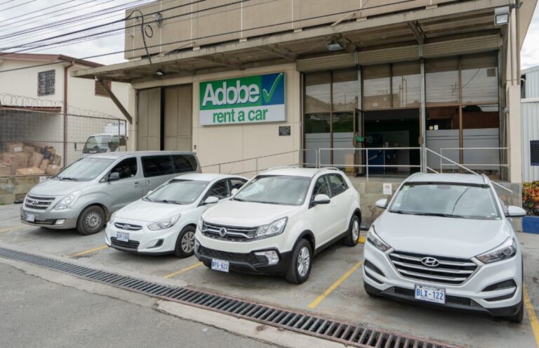 costa rica san jose adobe rent a car fleet