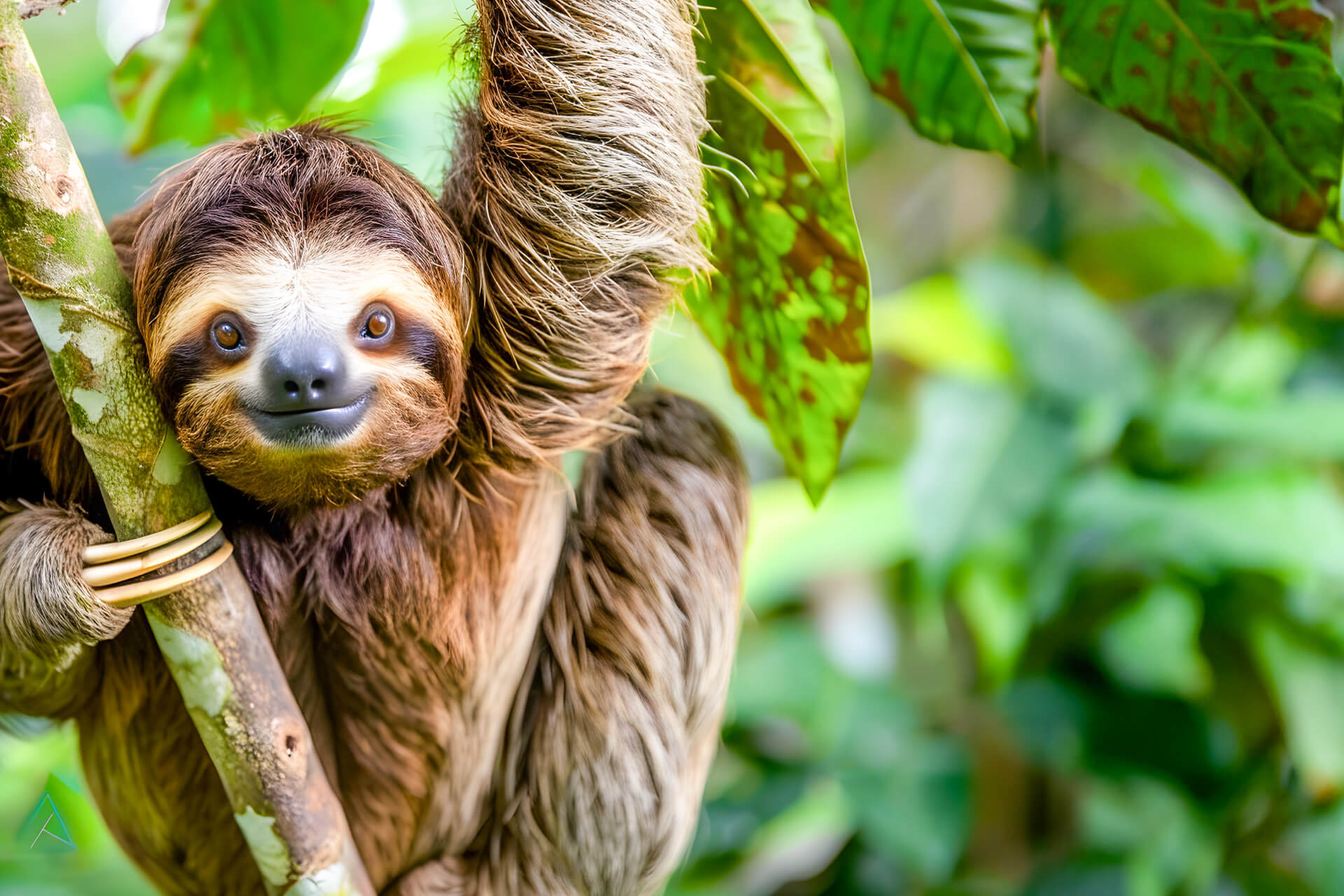 Paresseux observé dans la forêt tropicale du Corcovado au Costa Rica