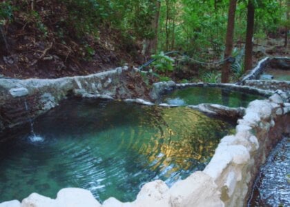 Aguas termales de Cangrejal en Acosta, Costa Rica