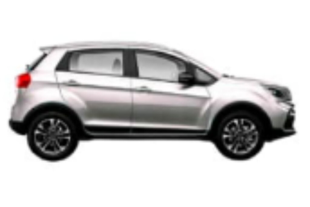 SUV gris moderno perfil lateral